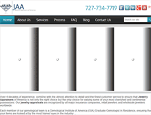 Tablet Screenshot of jewelryappraisersofamerica.com